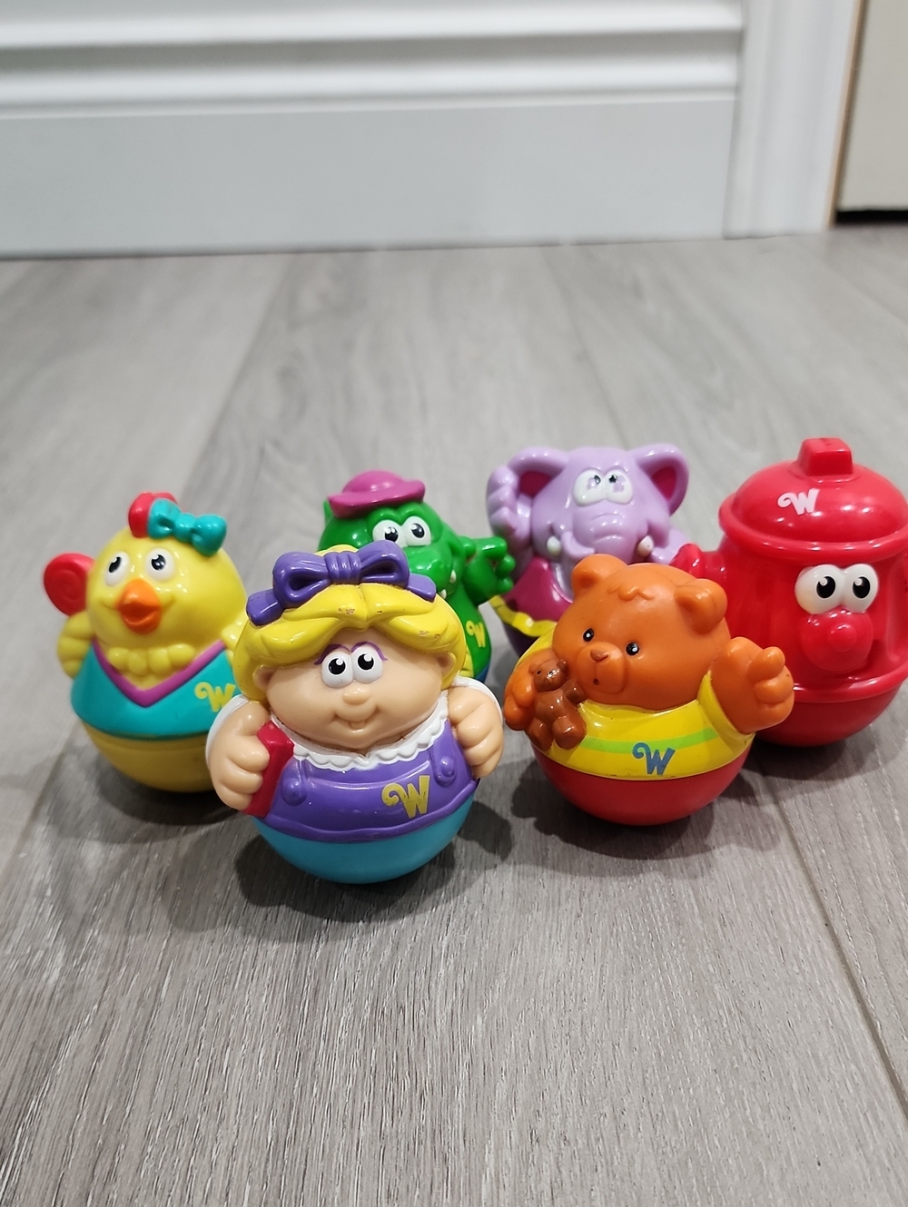 🐣Playskool Weeble-Style Figure Set Multicolor